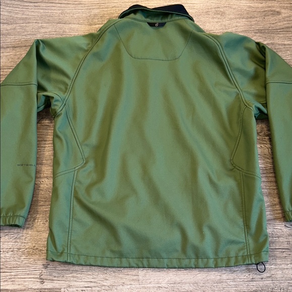 Columbia Sportswear XCO Softshell Jacket Mens Large Green Fleece Lined Outdoor - Picture 2 of 16